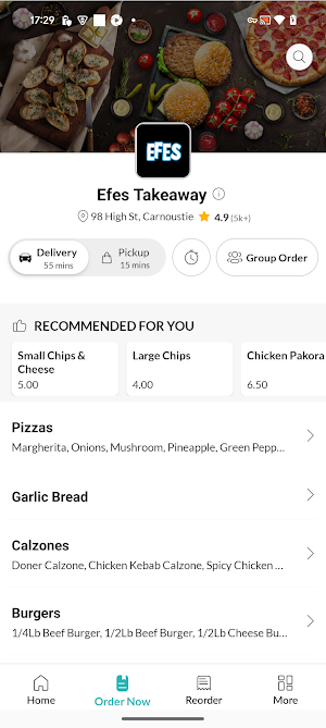 Efes Takeaway Screenshot 1