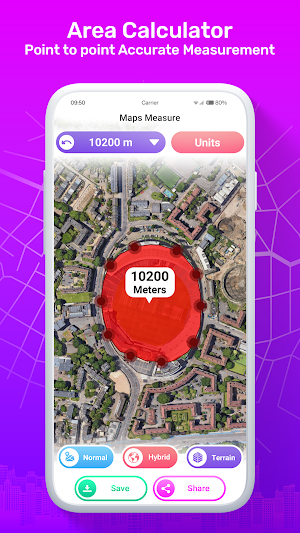 GPS Area Measure Calculator screenshot 1
