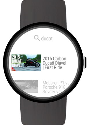Video Player for YouTube on Wear OS smartwatches Screenshot 1