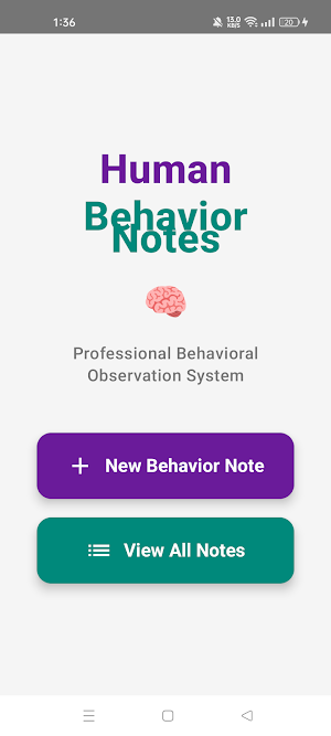 Human Behavior Notes Screenshot 1