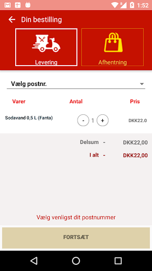 Vivaldi Pizzabar København NV Screenshot 2