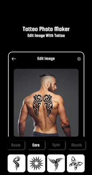 3D Tattoo Design Editor Screenshot 0