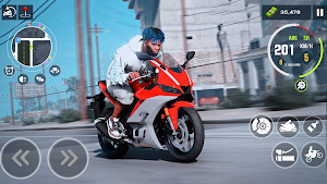 Open World Moto Bike Game 3D Screenshot 1
