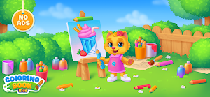 Coloring Book Paint Kids Games Screenshot 0