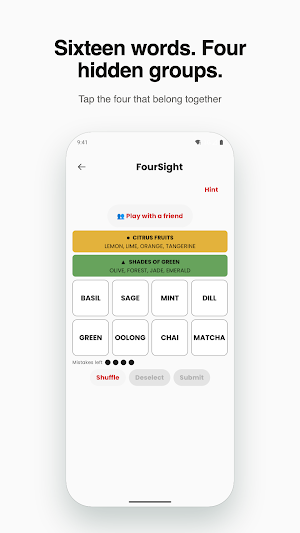 FourSight: Word Group Puzzles Screenshot 0