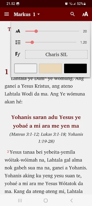 Lembur Bible Screenshot 2