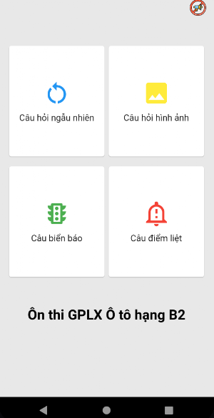 Ôn thi GPLX Ô tô hạng B2 2022 Screenshot 0