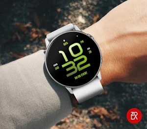 Stylish Green Watch Face Screenshot 2