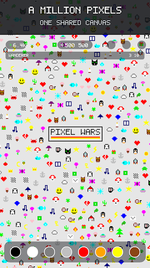 Pixel Wars: MMO Art Battle Screenshot 0