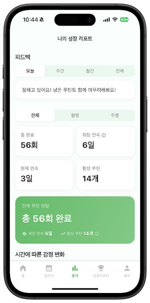 MyUnivs – Positive Routines Screenshot 2