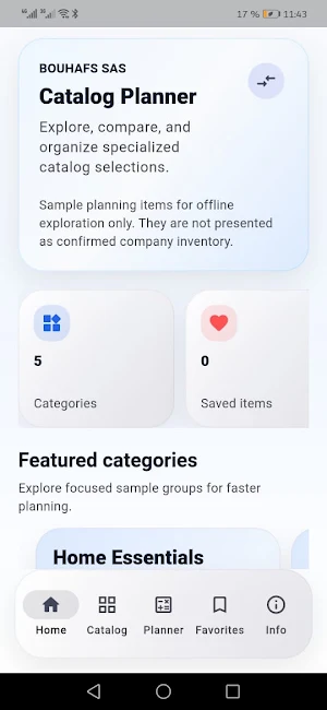 BOUHAFS Catalog Screenshot 0