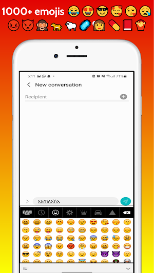 Amharic Keyboard 2022 - አማርኛ Screenshot 3