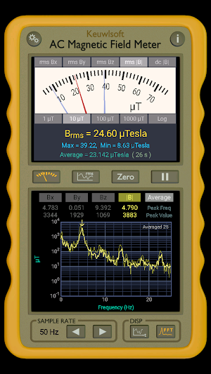 AC Magnetic Field Meter Screenshot 0