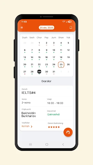Burhanov | Student Screenshot 1