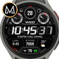 MD258 Digital watch face