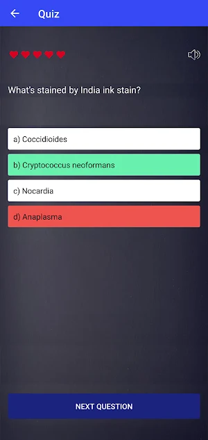Quick Medical Quizzes Screenshot 2