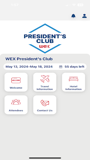 WEX President’s Club Screenshot 1
