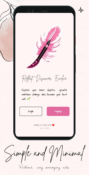 Selftalk Journal: Diary lock Screenshot 1
