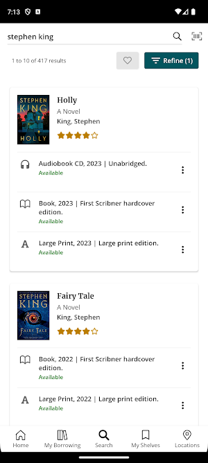 PBC Library Screenshot 3