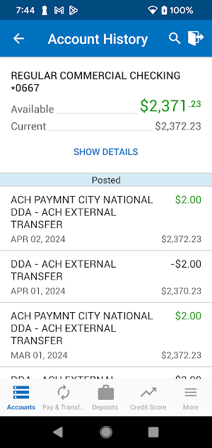 TotalBank Screenshot 1