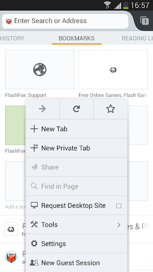 FlashFox - Flash Browser Screenshot 3