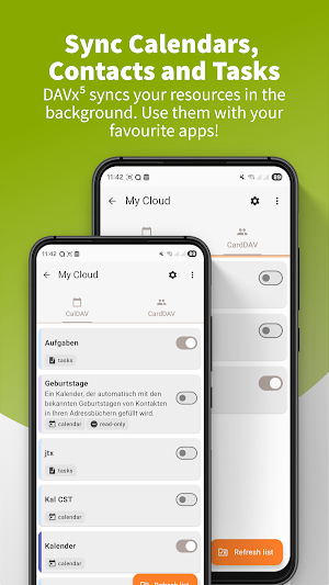 DAVx⁵ Select Screenshot 2