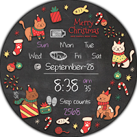 BFF35 - Merry Christmas Cats