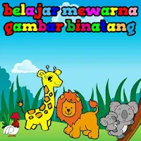 Belajar Mewarna Gambar Binatan