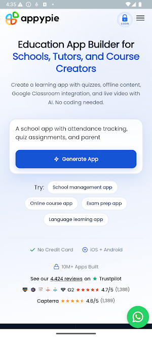 Education App Builder Screenshot 0