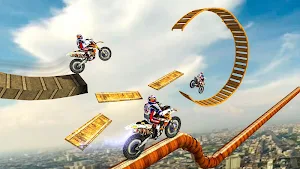 Tricky Bike Stunt Racing 2020 : New Bike Games Screenshot 2