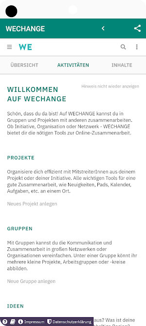 WECHANGE Screenshot 2