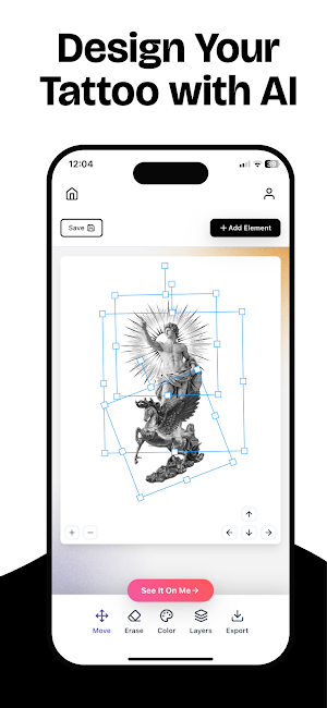 Tatship: Tattoo Planner Maker Screenshot 2