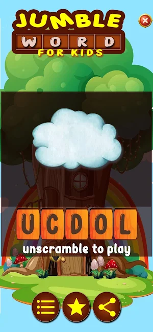Jumble Word for kids Screenshot 0