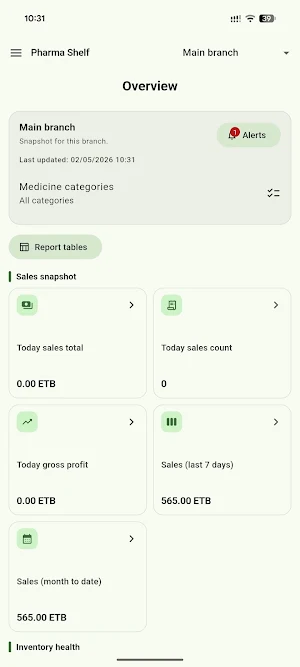 Pharma Shelf Screenshot 2