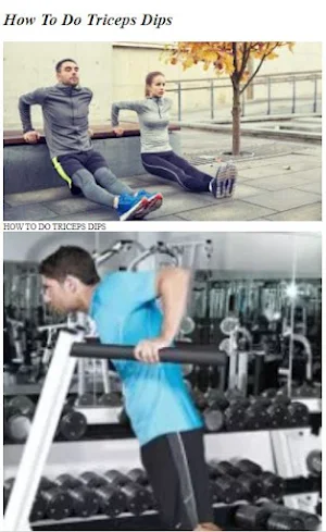 How to Do Bench Dips Workout Screenshot 3
