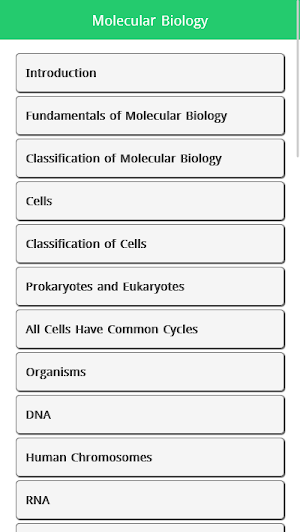 Molecular Biology Screenshot 0