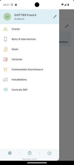 Esabora.Business.Mobile Screenshot 1