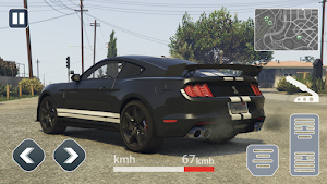Car Mustang Drift Simulator Screenshot 1