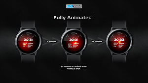 HEL3000 WatchFace (Animated) Screenshot 2