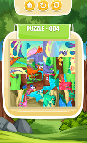 puzzle for kids with dinosaurs Screenshot 2