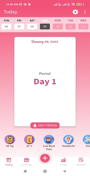 Ovulation & Period Tracker Screenshot 2