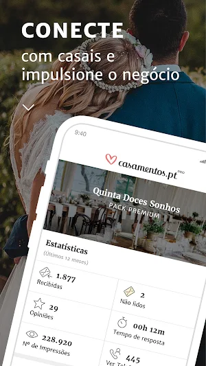 Casamentos.pt para empresas Screenshot 0
