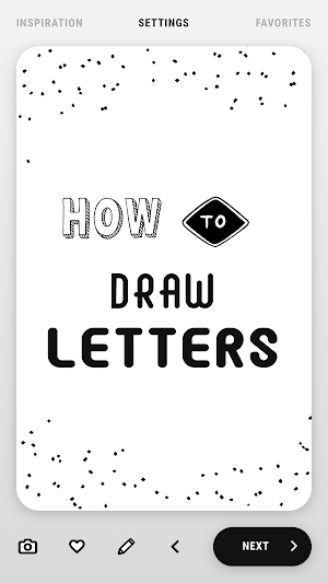 Hand lettering generator for ideas and inspiration Screenshot 0