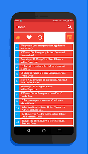 Urgent Loan - TIPS Screenshot 1