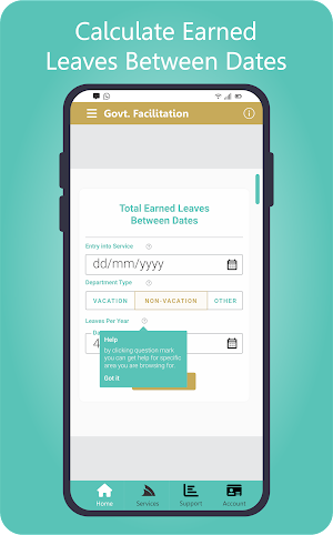 Service Retirement Calculator Screenshot 3