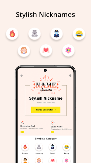 Nickname Generator: Name Style Screenshot 1