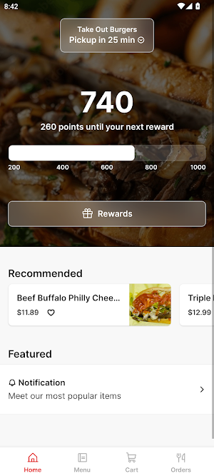 Take Out Burgers Screenshot 0