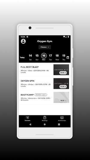 Oxygen Gym Screenshot 1