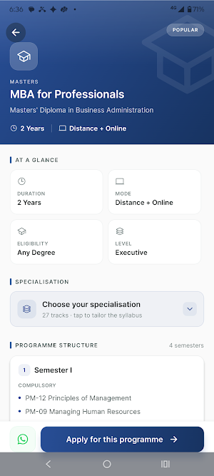 IIPM : Online MBA & Courses Screenshot 3