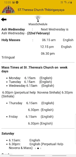 St. Theresa's Church Colombo Screenshot 2